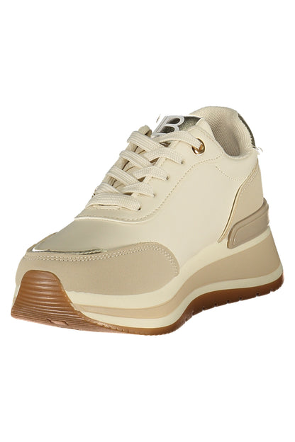 LAURA BIAGIOTTI WOMEN'S BEIGE SPORTS SHOES
