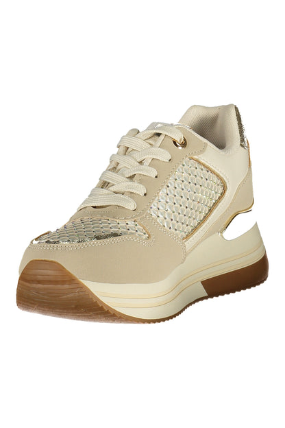LAURA BIAGIOTTI WOMEN'S BEIGE SPORTS SHOES