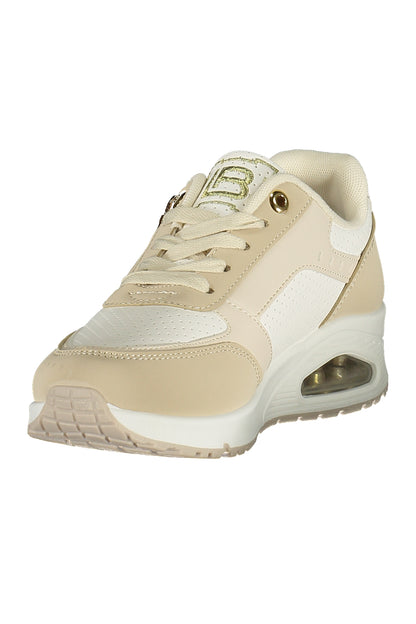 LAURA BIAGIOTTI WOMEN'S BEIGE SPORTS SHOES
