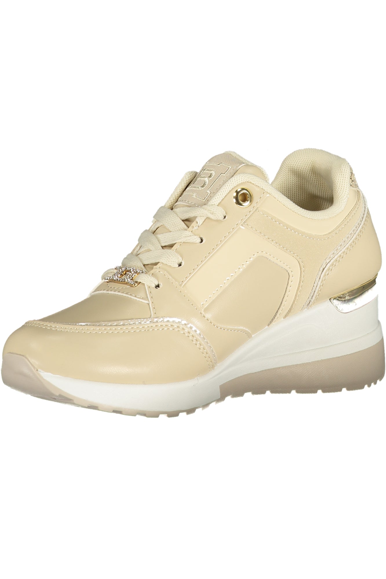 LAURA BIAGIOTTI WOMEN'S BEIGE SPORTS SHOES