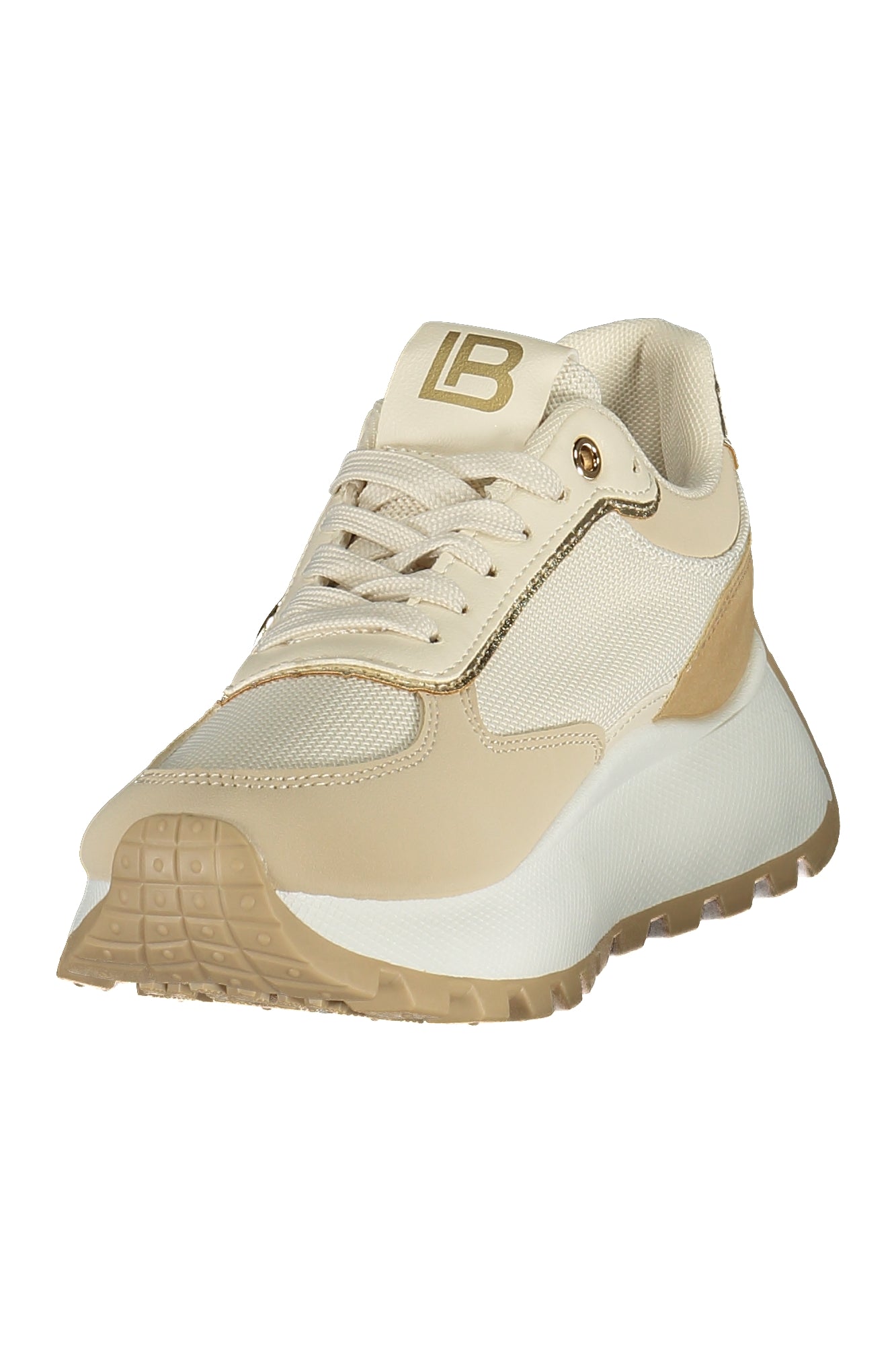 LAURA BIAGIOTTI WOMEN'S BEIGE SPORTS SHOES