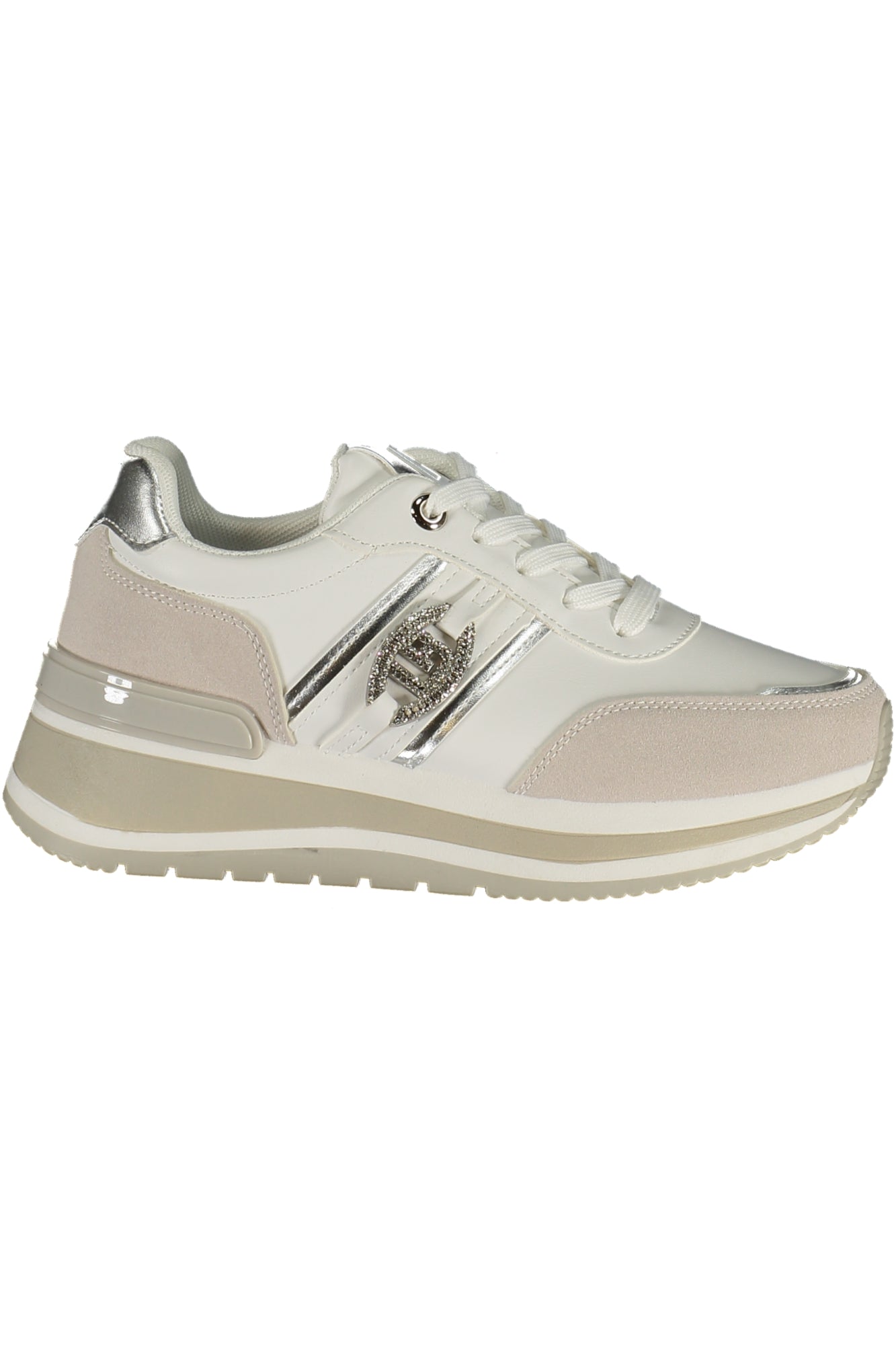LAURA BIAGIOTTI WOMEN'S WHITE SPORTS SHOES