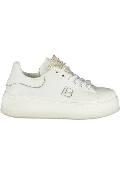 LAURA BIAGIOTTI WOMEN'S WHITE SPORTS SHOES
