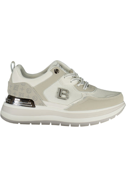 LAURA BIAGIOTTI WOMEN'S WHITE SPORTS SHOES