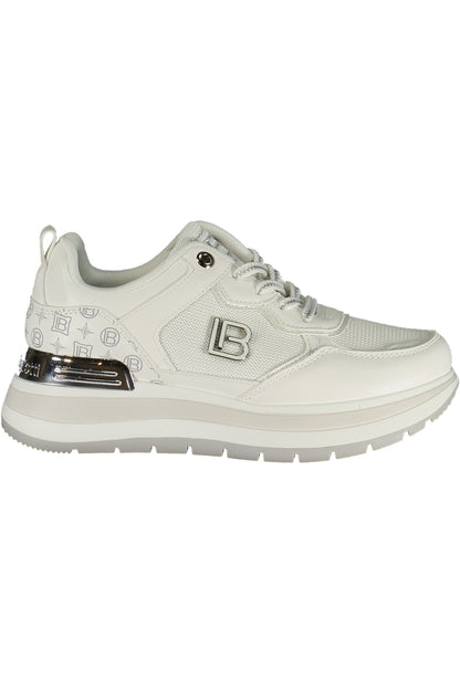 LAURA BIAGIOTTI WOMEN'S WHITE SPORTS SHOES