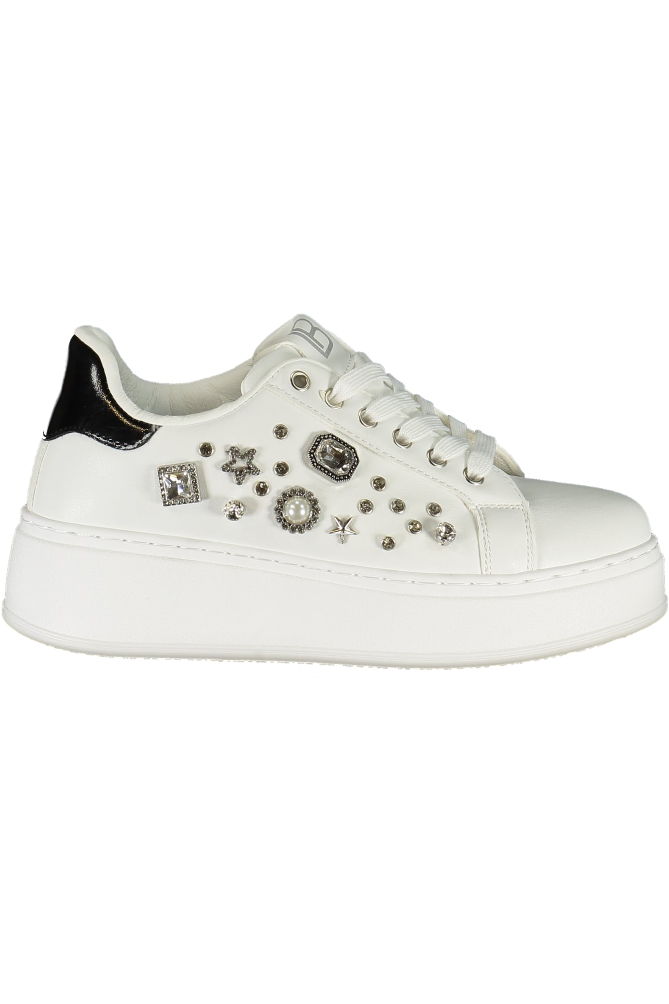 LAURA BIAGIOTTI WOMEN'S WHITE SPORTS SHOES