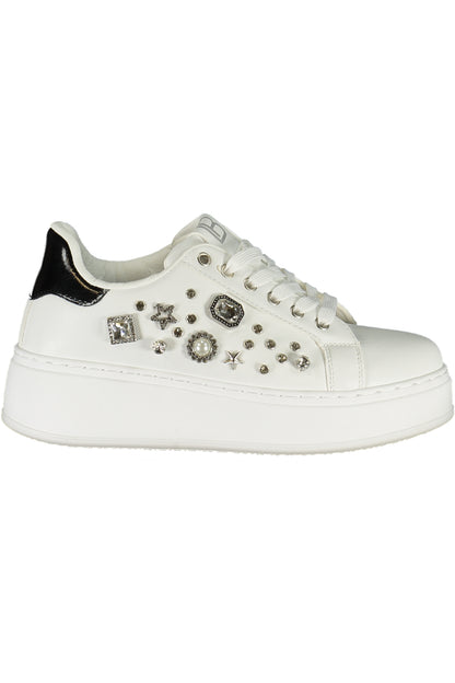 LAURA BIAGIOTTI WOMEN'S WHITE SPORTS SHOES