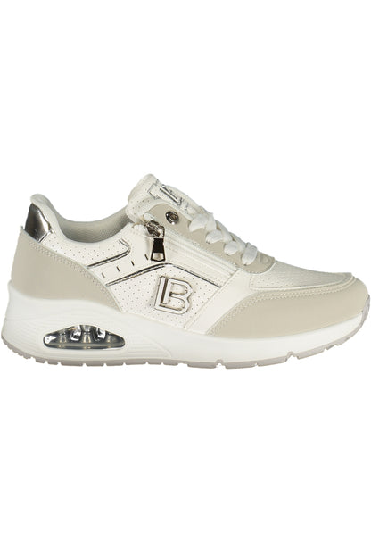 LAURA BIAGIOTTI WOMEN'S WHITE SPORTS SHOES