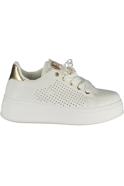 LAURA BIAGIOTTI WOMEN'S WHITE SPORTS SHOES