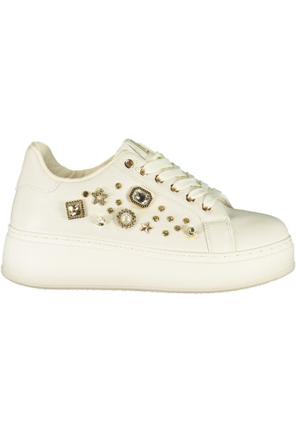 LAURA BIAGIOTTI WOMEN'S WHITE SPORTS SHOES