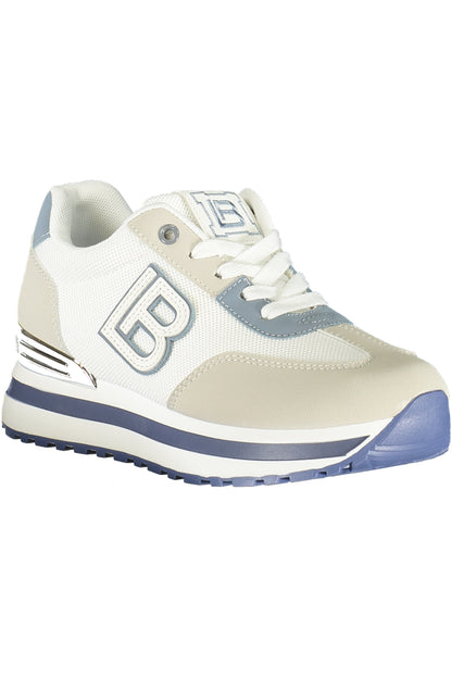 LAURA BIAGIOTTI WOMEN'S WHITE SPORTS SHOES