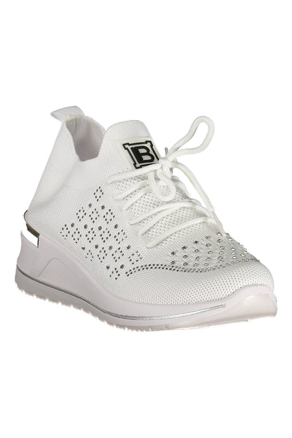 LAURA BIAGIOTTI WOMEN'S WHITE SPORTS SHOES