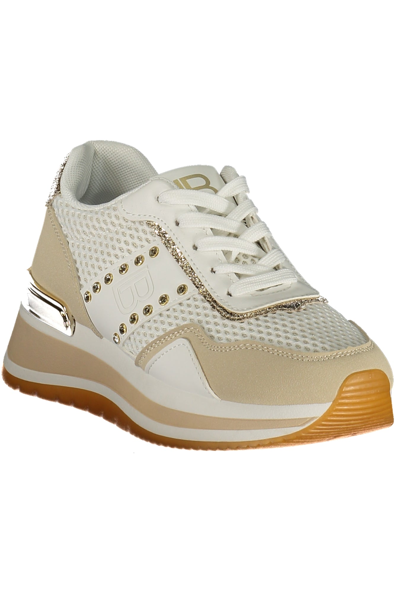 LAURA BIAGIOTTI WOMEN'S WHITE SPORTS SHOES