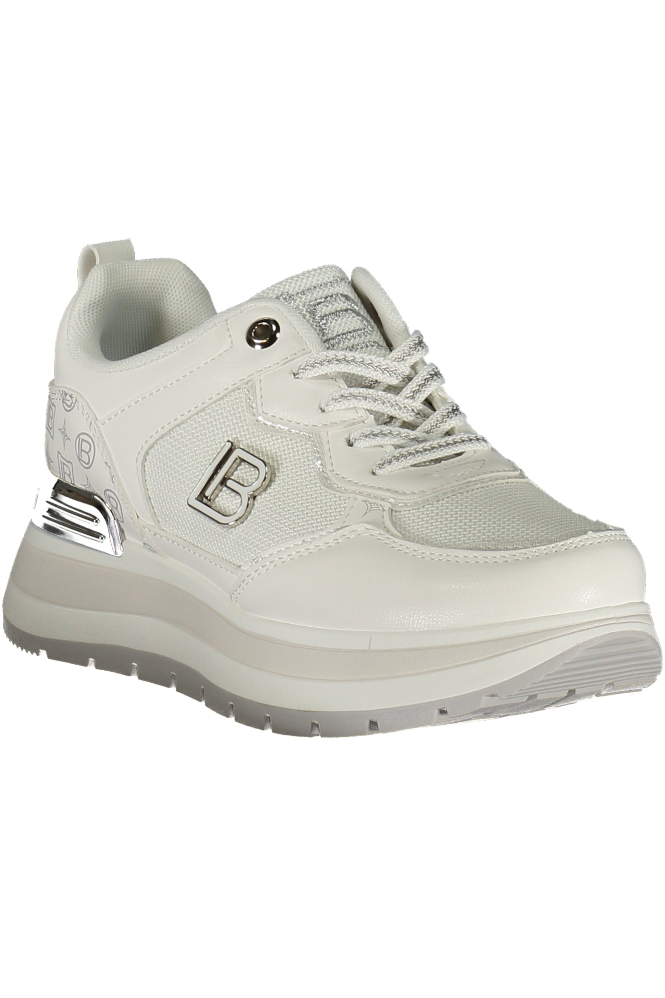 LAURA BIAGIOTTI WOMEN'S WHITE SPORTS SHOES