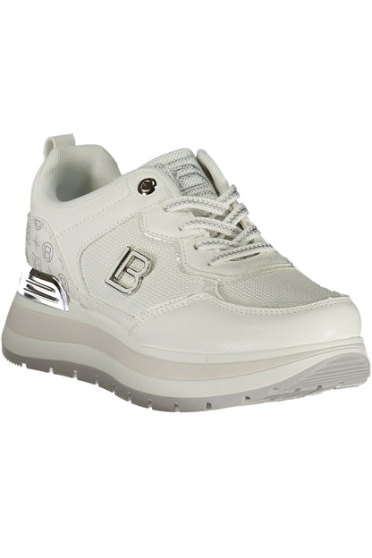 LAURA BIAGIOTTI WOMEN'S WHITE SPORTS SHOES