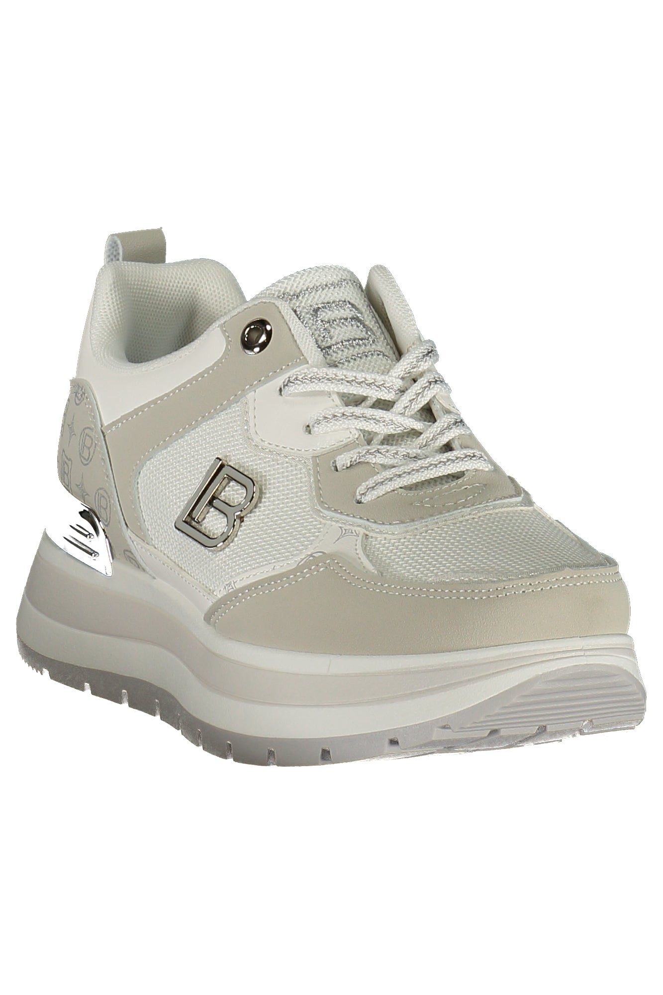 LAURA BIAGIOTTI WOMEN'S WHITE SPORTS SHOES