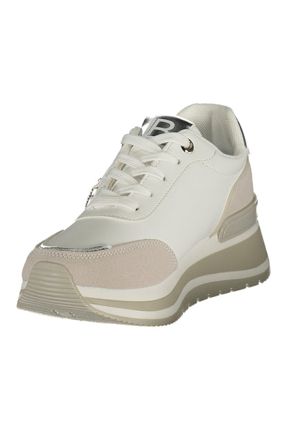 LAURA BIAGIOTTI WOMEN'S WHITE SPORTS SHOES