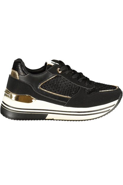 LAURA BIAGIOTTI WOMEN'S BLACK SPORTS SHOES