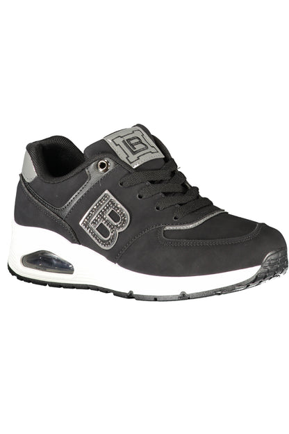 LAURA BIAGIOTTI WOMEN'S BLACK SPORTS SHOES