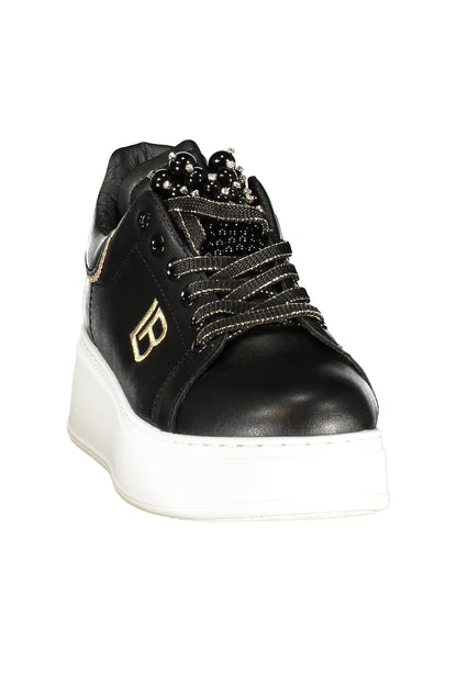 LAURA BIAGIOTTI WOMEN'S BLACK SPORTS SHOES