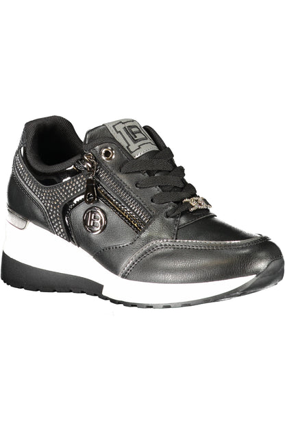 LAURA BIAGIOTTI WOMEN'S BLACK SPORTS SHOES