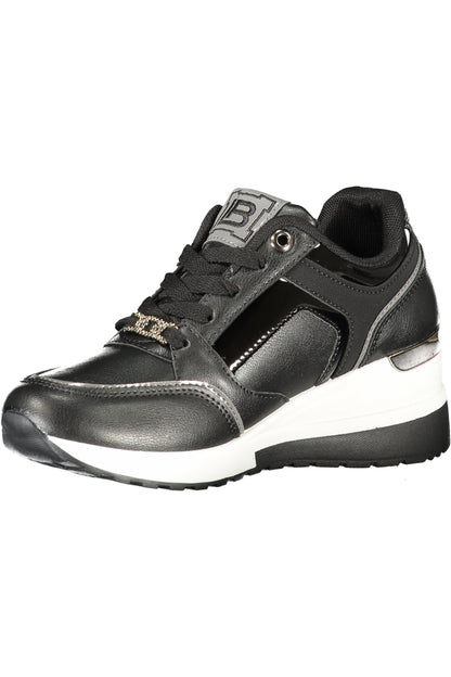 LAURA BIAGIOTTI WOMEN'S BLACK SPORTS SHOES