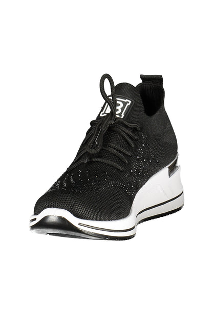 LAURA BIAGIOTTI WOMEN'S BLACK SPORTS SHOES