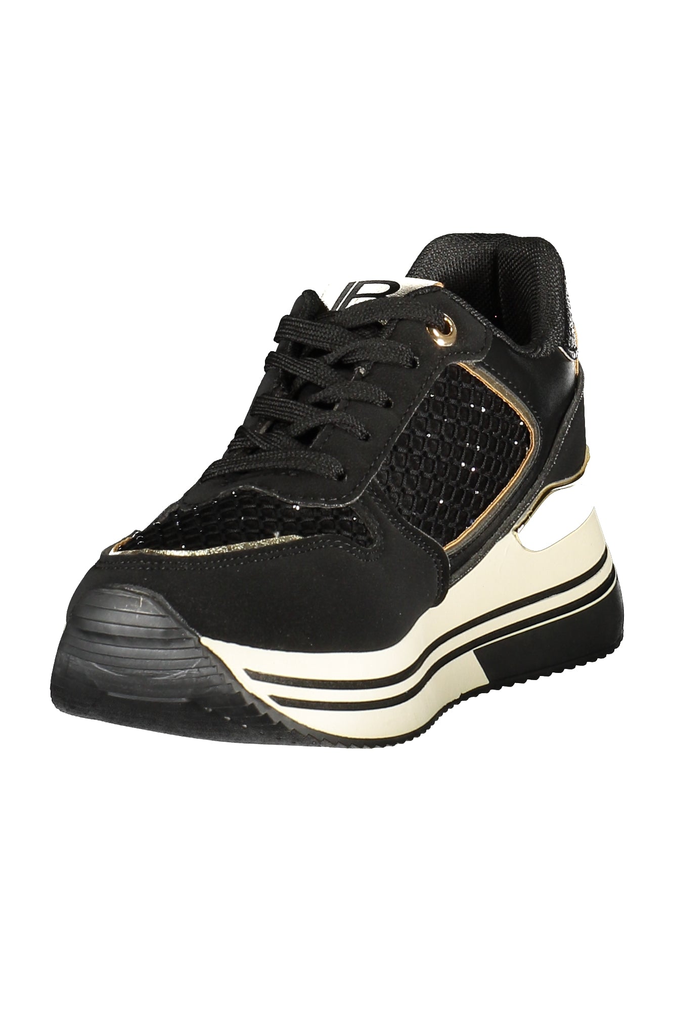 LAURA BIAGIOTTI WOMEN'S BLACK SPORTS SHOES