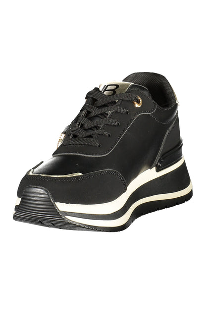LAURA BIAGIOTTI WOMEN'S BLACK SPORTS SHOES