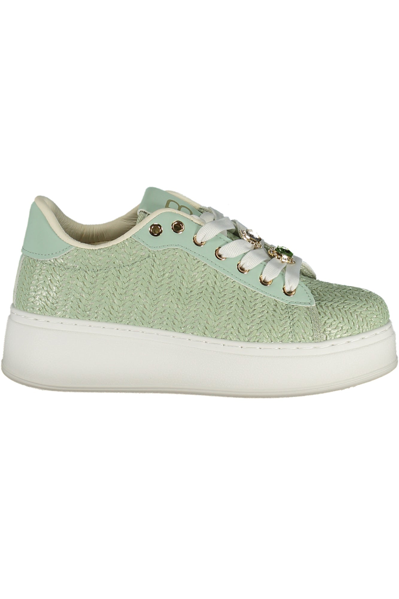 LAURA BIAGIOTTI WOMEN'S GREEN SPORTS SHOES