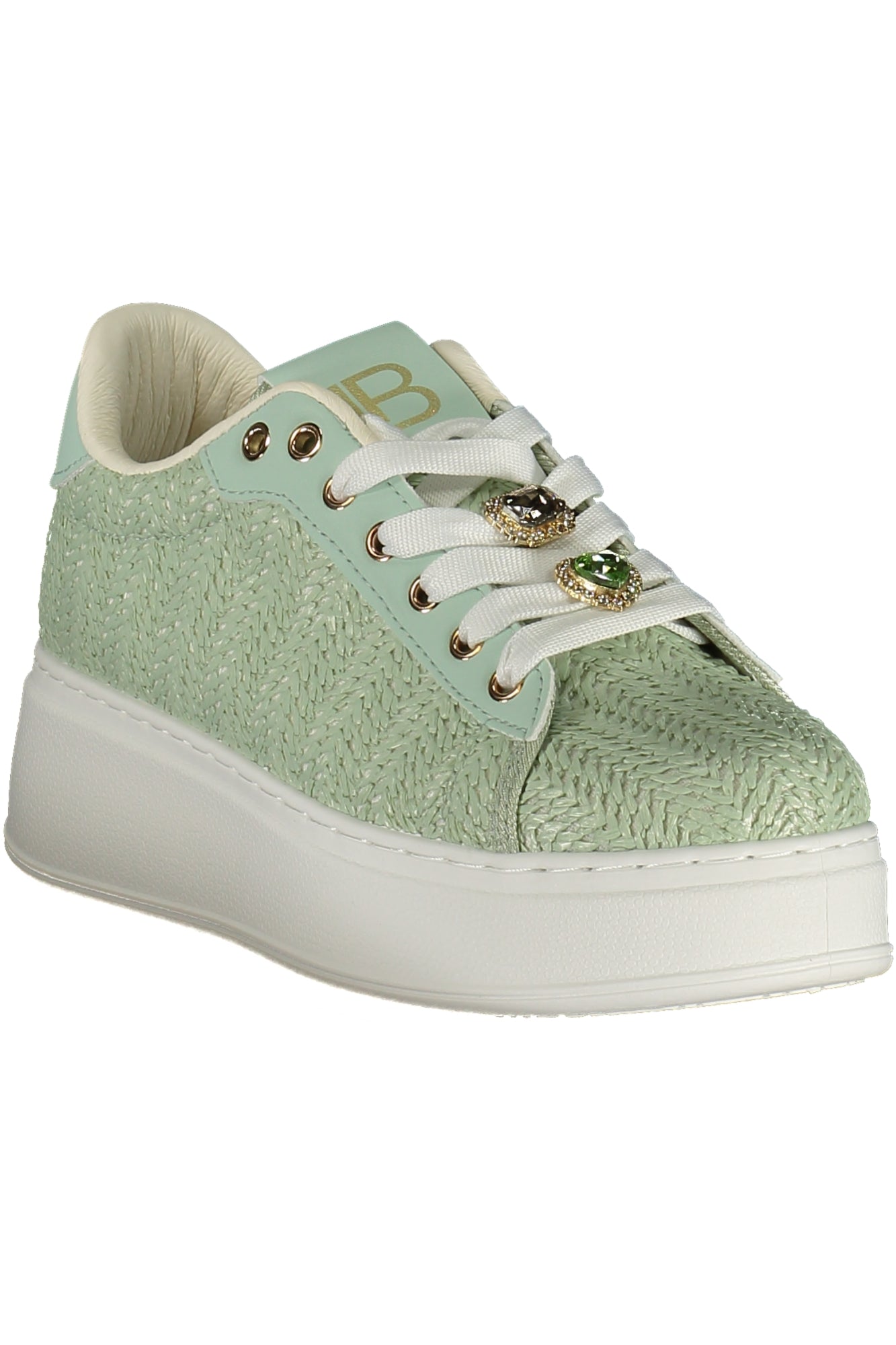 LAURA BIAGIOTTI WOMEN'S GREEN SPORTS SHOES