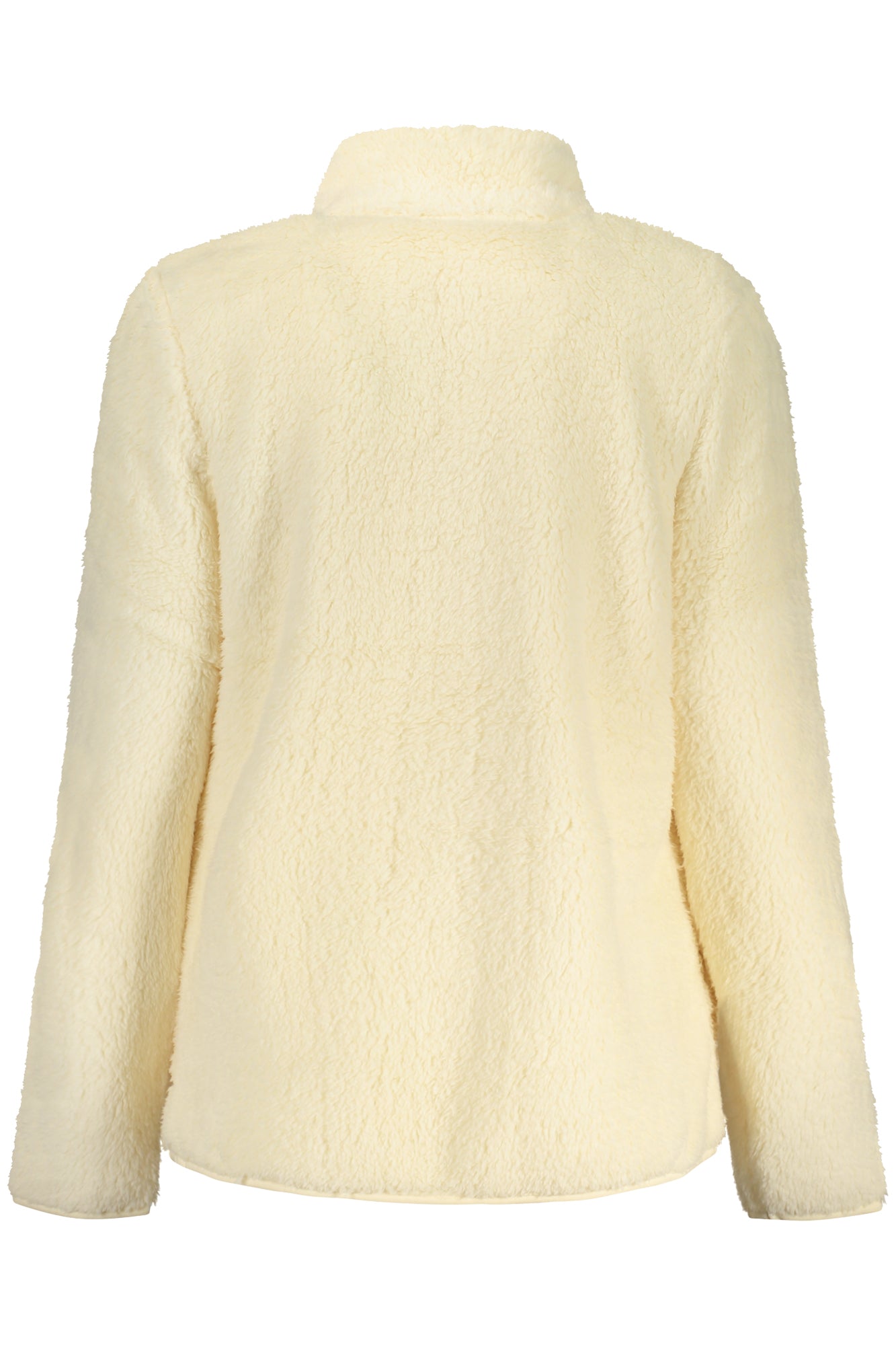 LAURA BIAGIOTTI WOMEN'S BEIGE ZIP-UP SWEATSHIRT