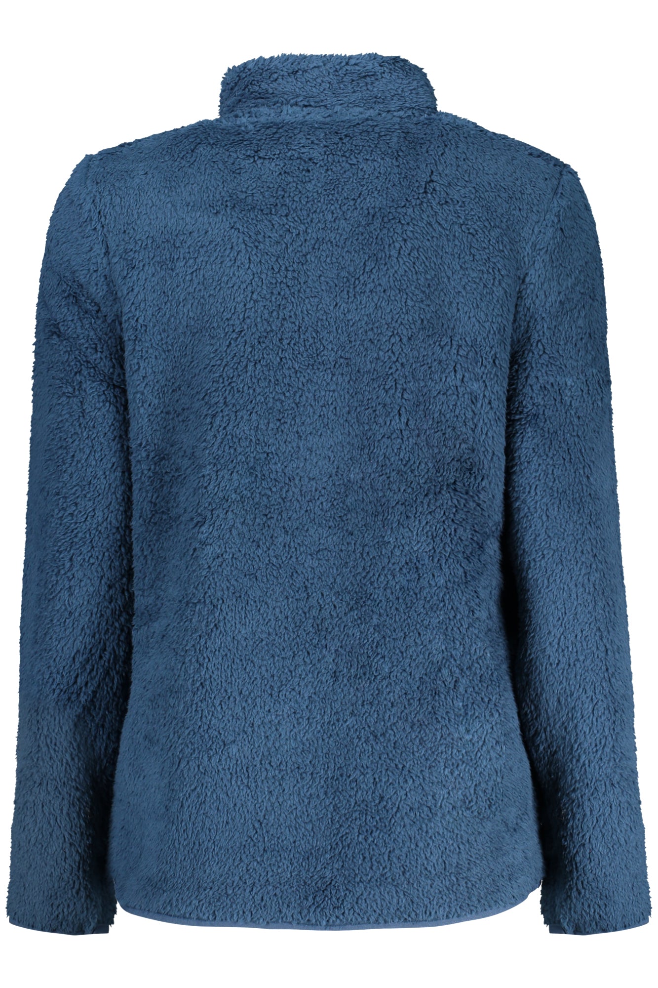 LAURA BIAGIOTTI WOMEN'S BLUE ZIP-UP SWEATSHIRT