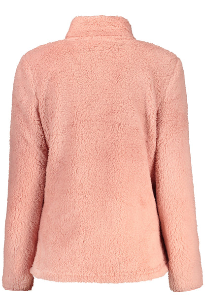 LAURA BIAGIOTTI WOMEN'S PINK ZIP-UP SWEATSHIRT