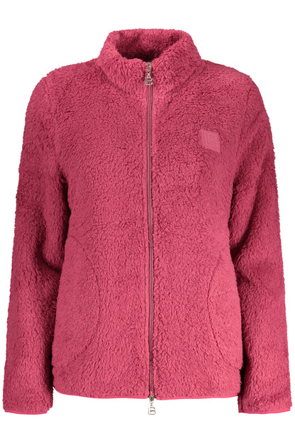 LAURA BIAGIOTTI WOMEN'S PURPLE ZIP-UP SWEATSHIRT