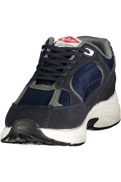 CHAUSSURES DE SPORT BLEUES POUR HOMMES LEE COOPER