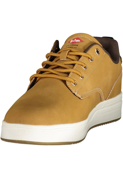 Chaussures de sport jaunes pour hommes Lee Cooper