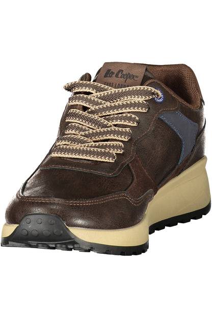 CHAUSSURES DE SPORT MARRON POUR HOMMES LEE COOPER
