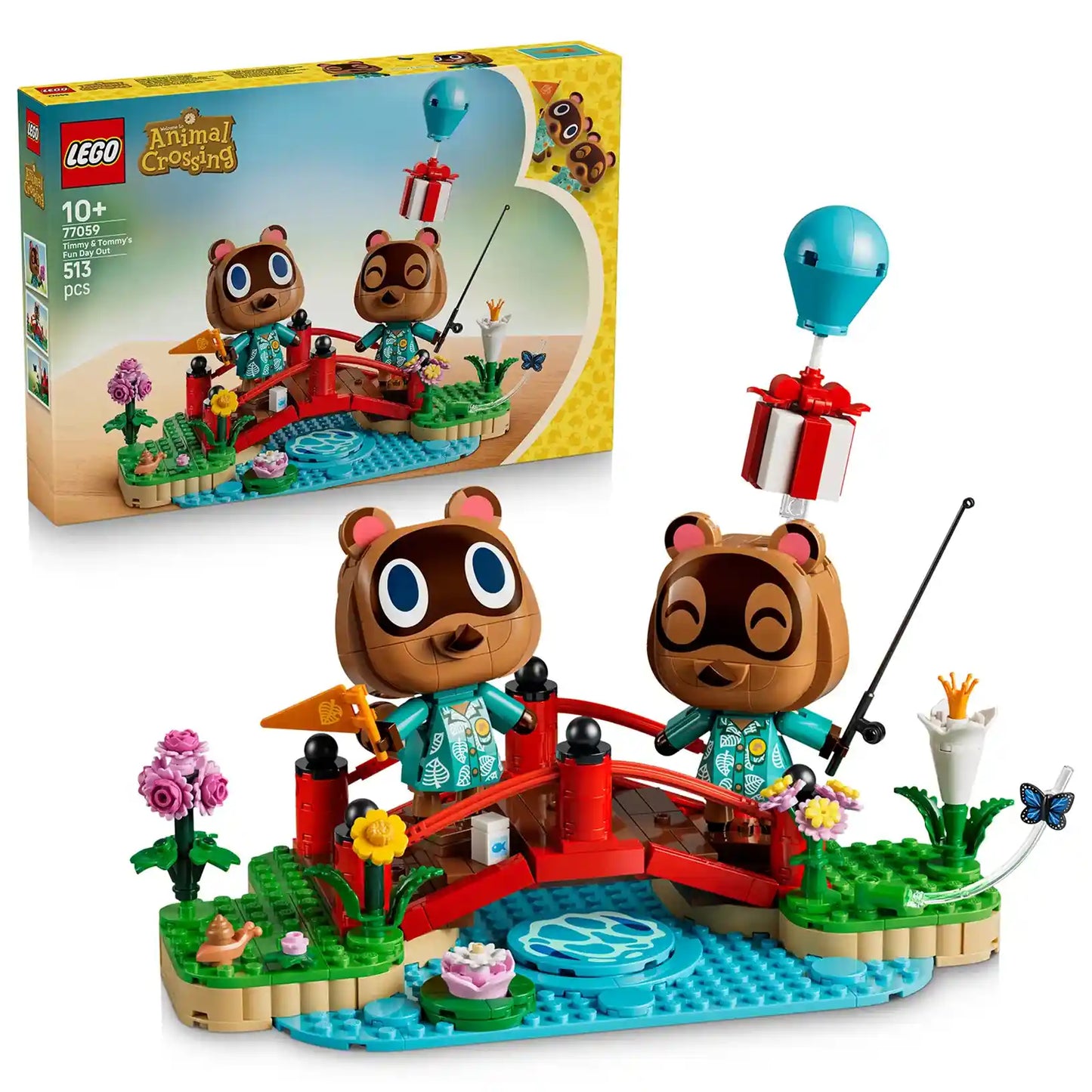 LEGO® Animal Crossing™ 77059 Timmy a Tommy a zábavný den venku