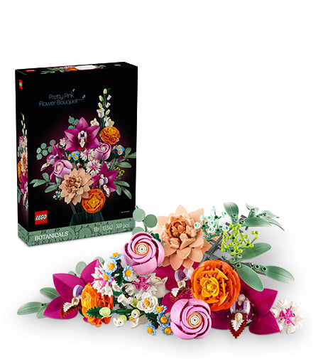 LEGO® Botanicals 10342 Pretty Pink Flower Bouquet