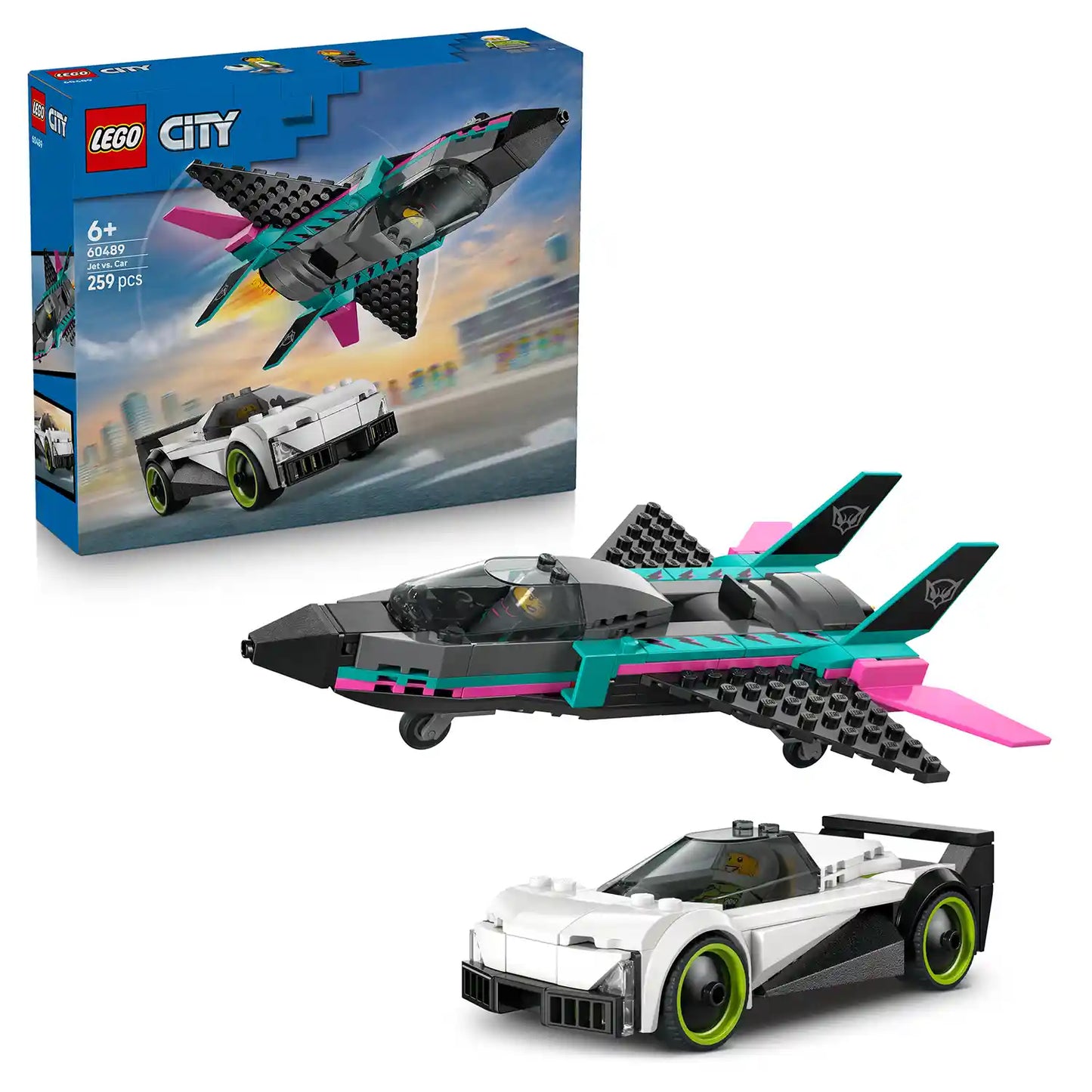LEGO® City 60489 Tryskáč vs. auto