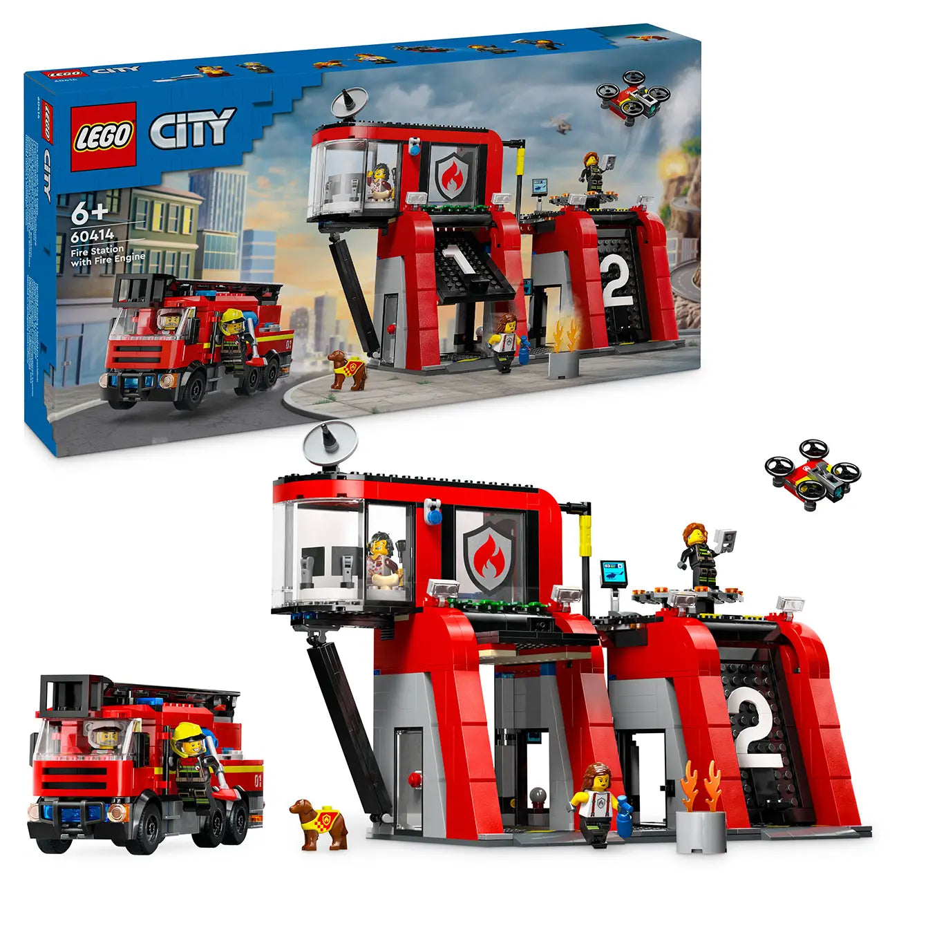 LEGO® City 60414 Fire Station With Fire Truck