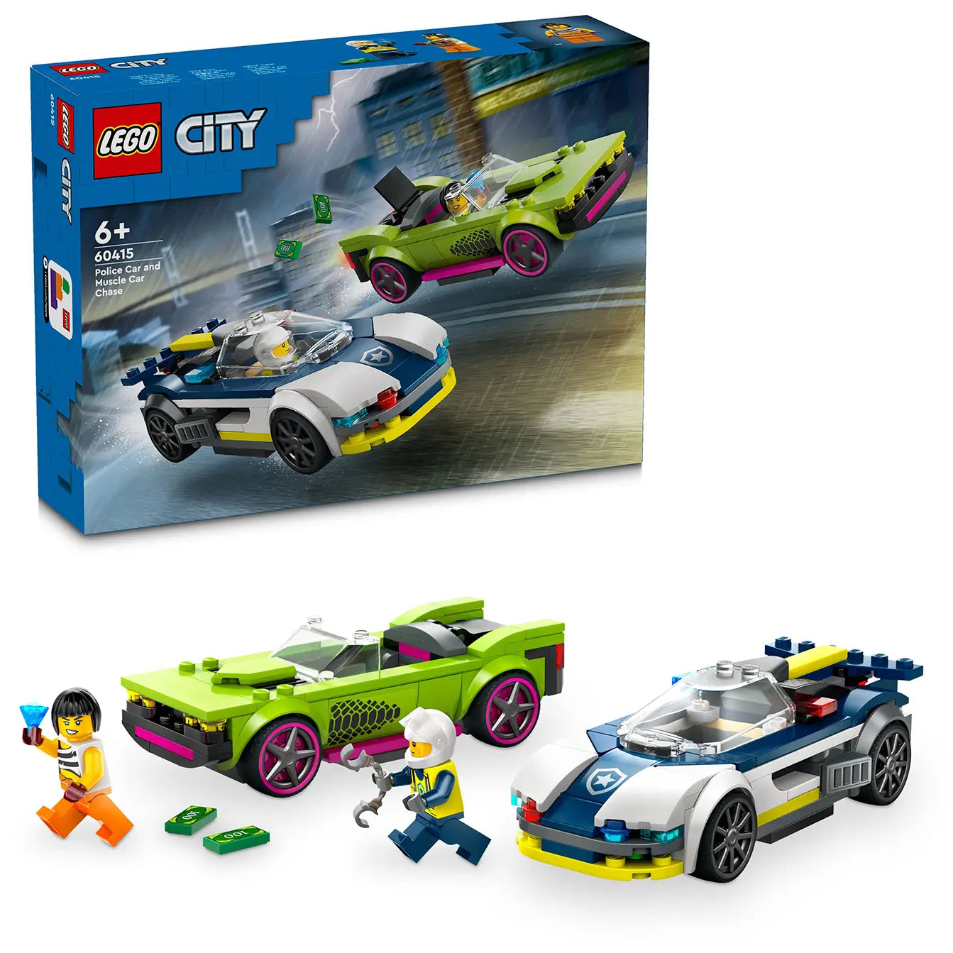 LEGO® City 60415 Police Car And Muscle Car Chase