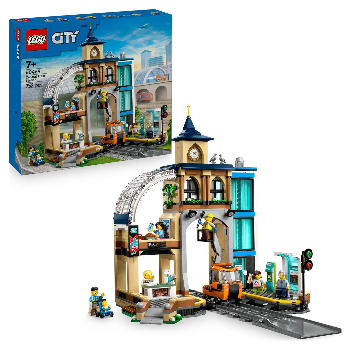 LEGO® City 60469 Hlavní vlakové nádraží
