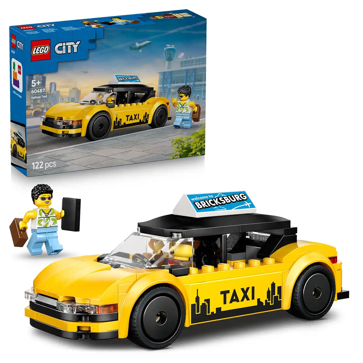 LEGO® City 60487 Žlutý taxík