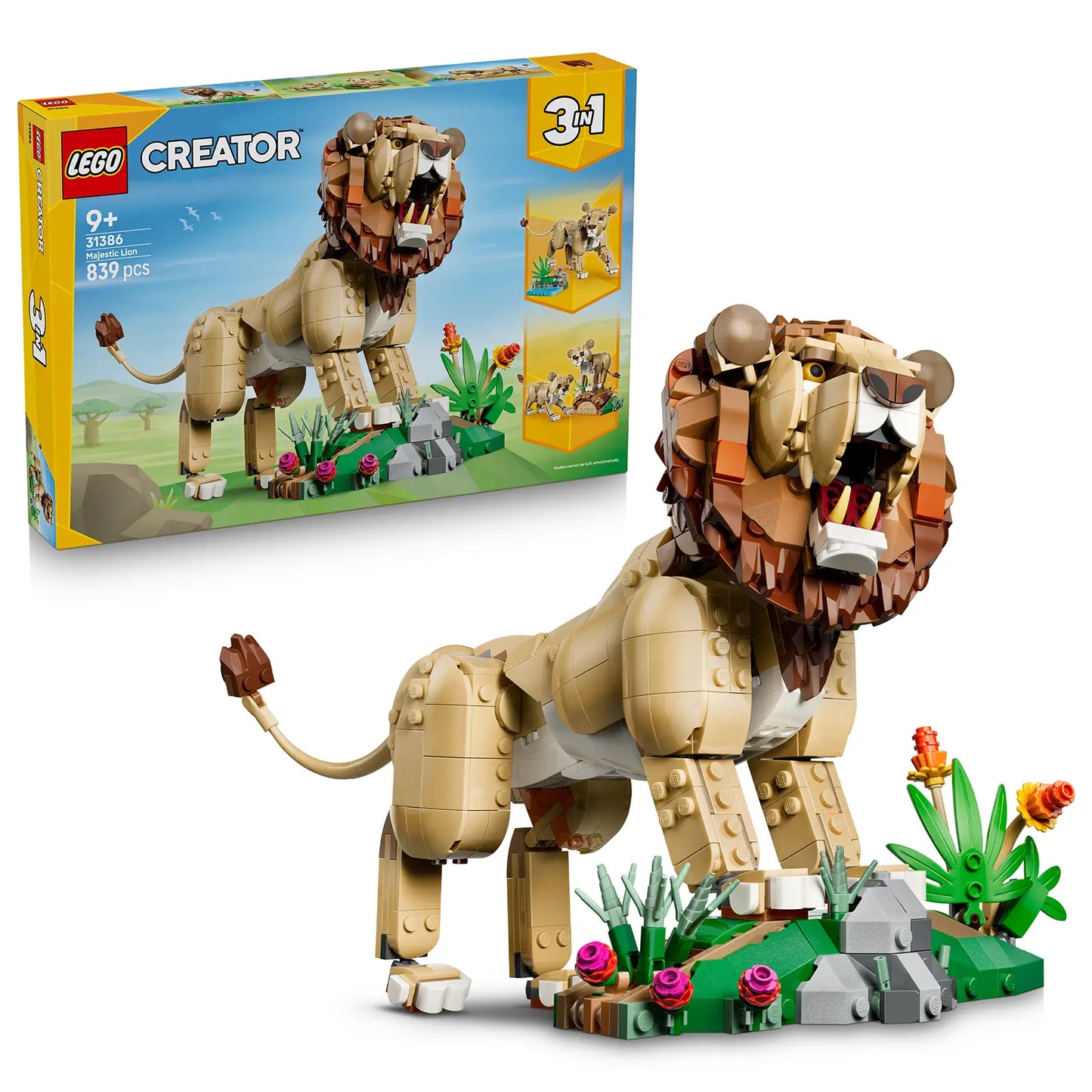 LEGO® Creator 31386 Divoká zvířata: Majestátní lev