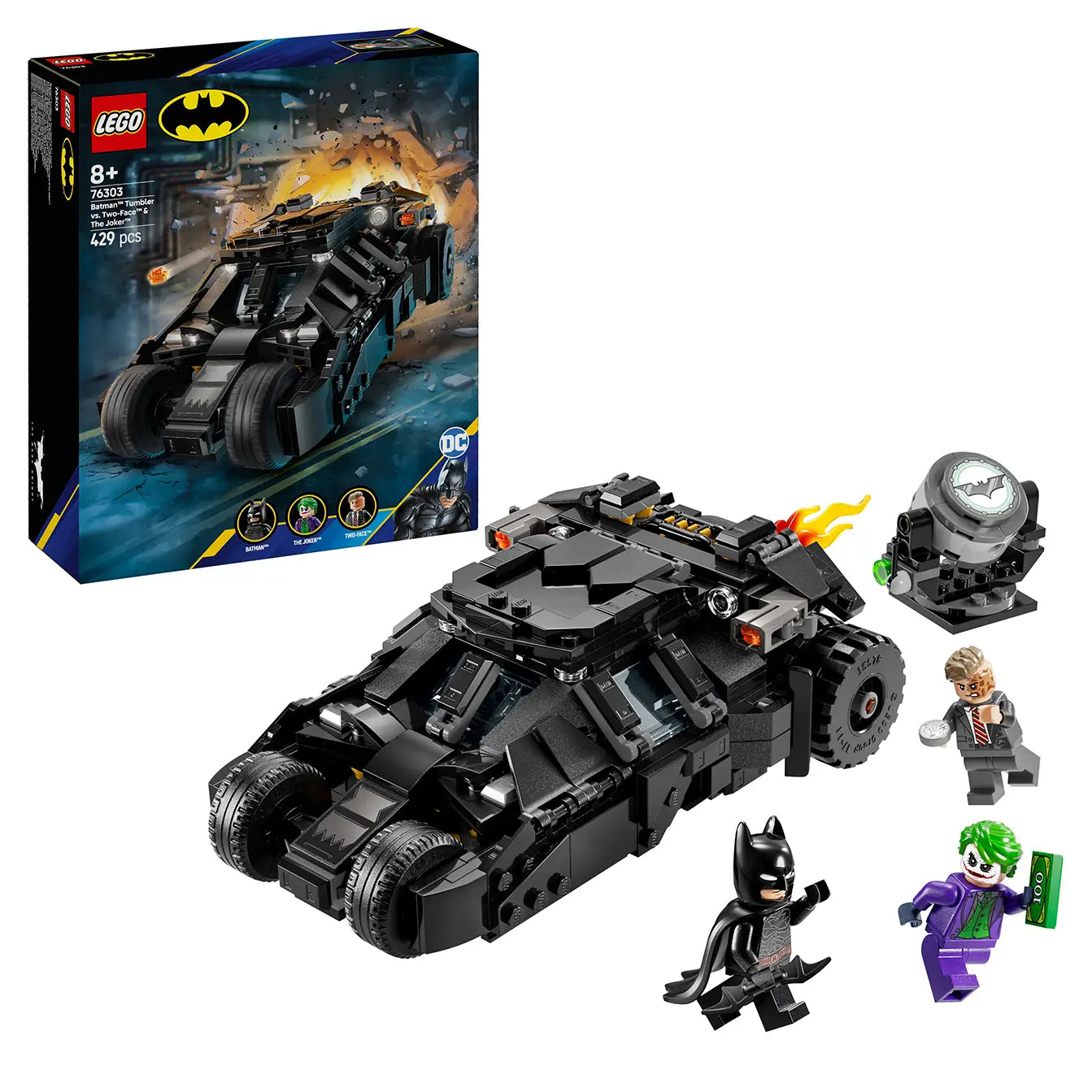 LEGO® DC Batman™ 76303 Batman™ Tumbler vs. Two-Face™ & The Joke