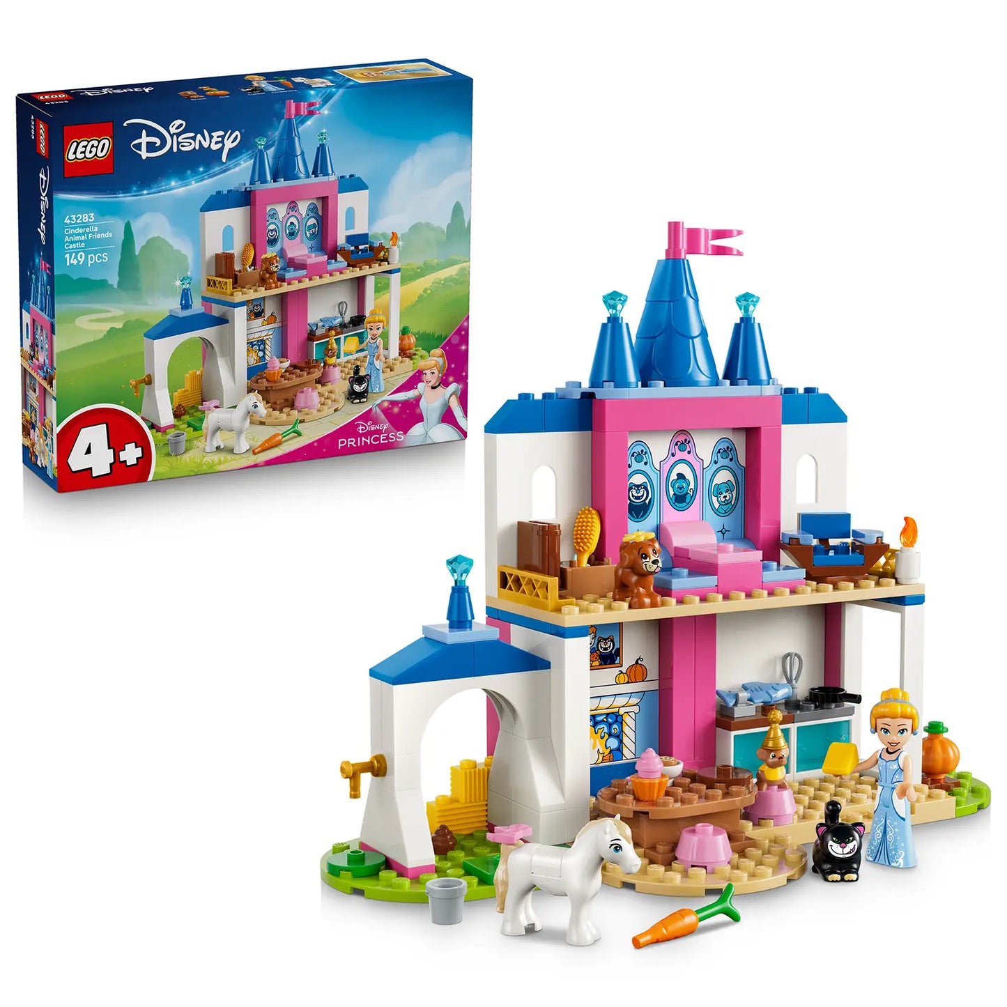 LEGO® │ Disney 43283 Popelčin zámek a její zvířecí přátelé