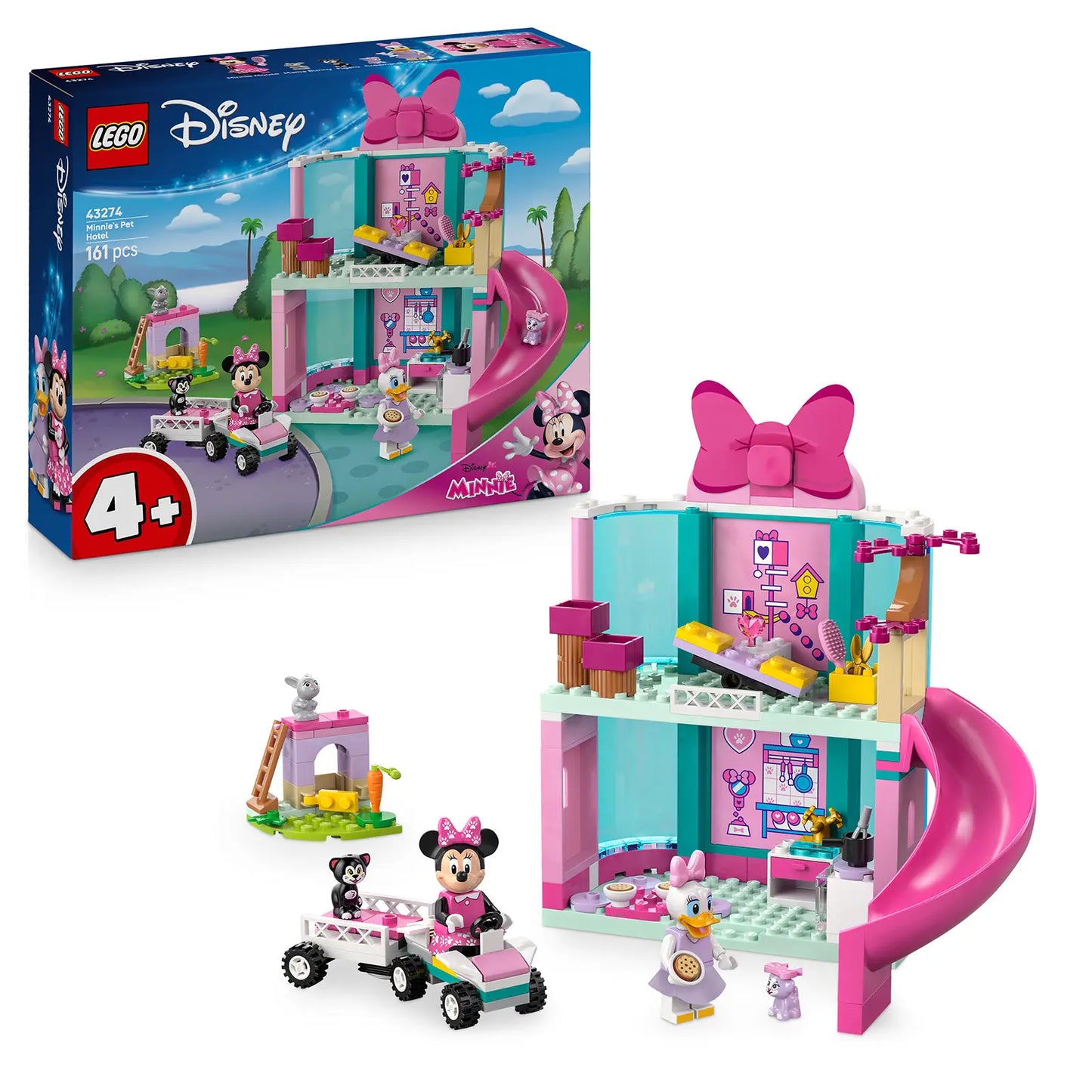 LEGO® │ Disney 43274 Minnie a hotel pro domácí mazlíčky