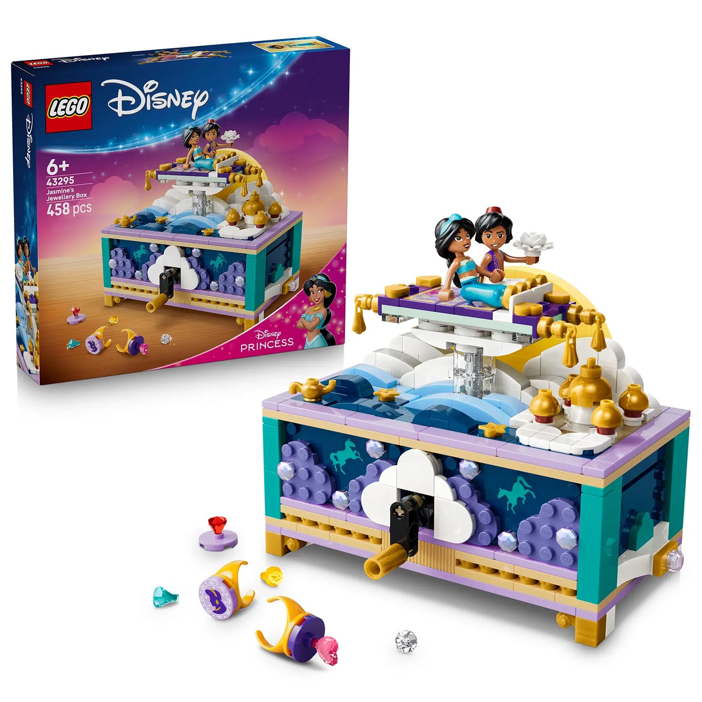 LEGO® │ Disney 43295 Jasmínina šperkovnice